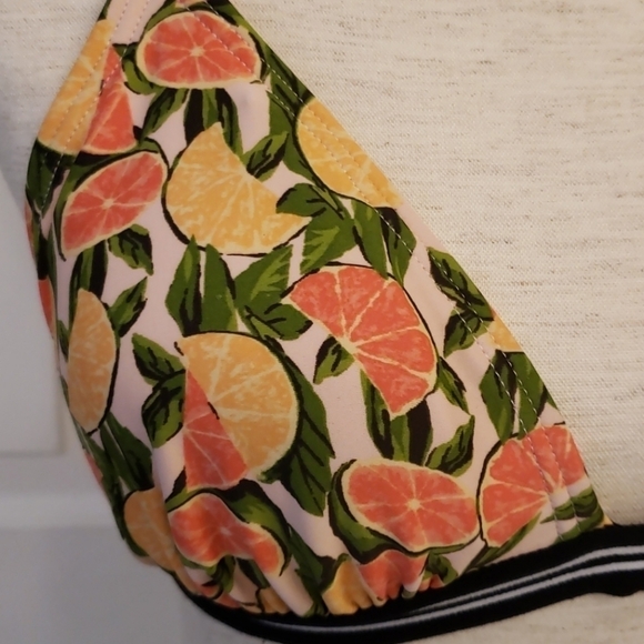 Xhilaration Citrus Print Bikini Top - Picture 3 of 12